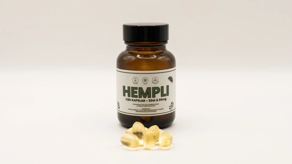 CBD Kapslar – 25mg – 30st – Produktvideo