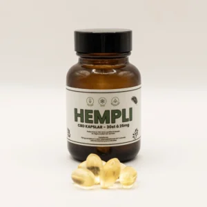 25mg CBD kapslar med veganska kapslar