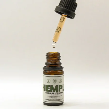 CBD och CBG olja med pipett