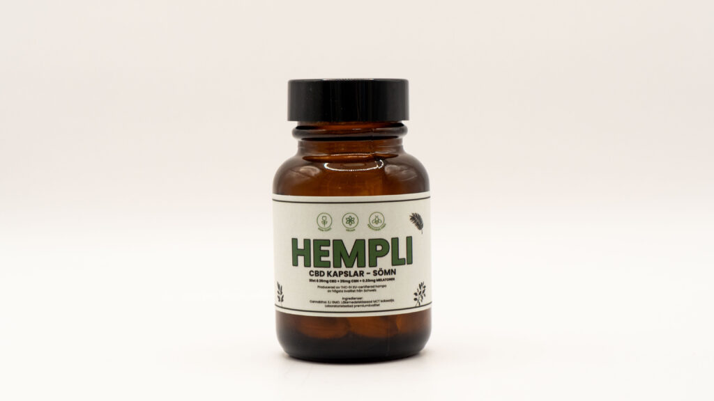 CBD + Melatonin Kapslar – 50mg – 30st – Produktvideo