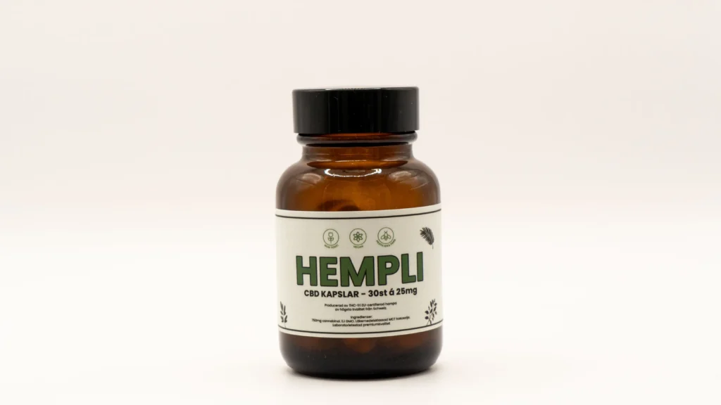 CBD Kapslar – 25mg – 30st – Produktvideo