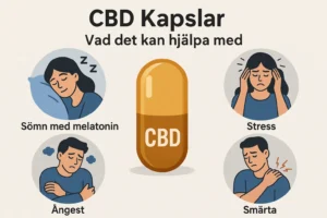 CBD Kapslar: Vad de kan hjälpa med? Sömn, smärta, ångest och stress
