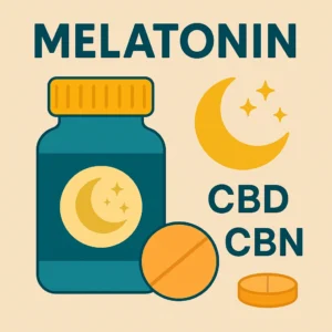 Melatonin för sömn - förstärk med CBD och CBN