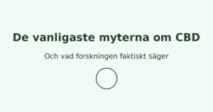 CBD myter