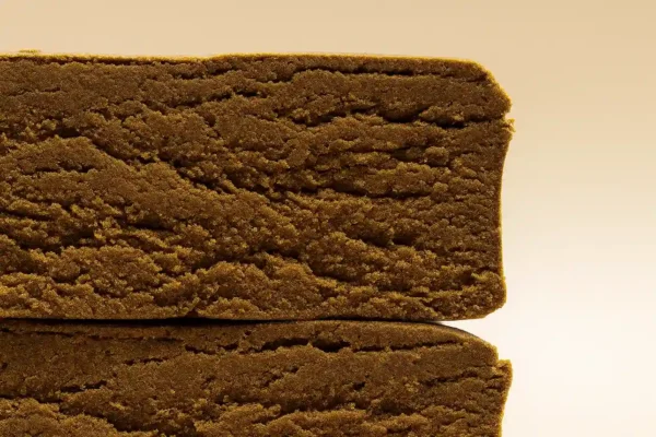 Gold hash closeup