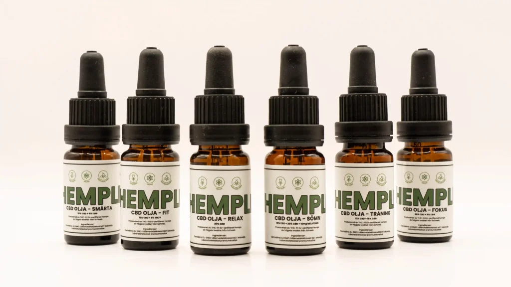 CBD oljor samlingsbild