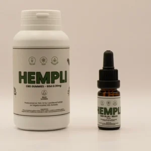 CBD för lugn och ro - olja och gummies