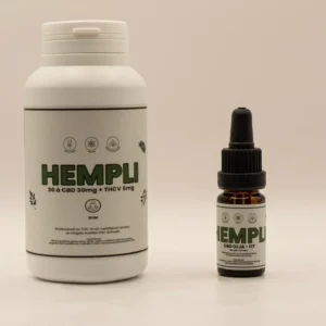 THCV och CBD Gummies och olja