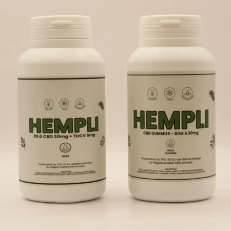 Gummies för avslappning och viktminskning