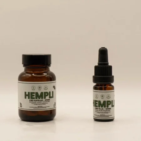 CBD och CBN olja och kapslar för sömn