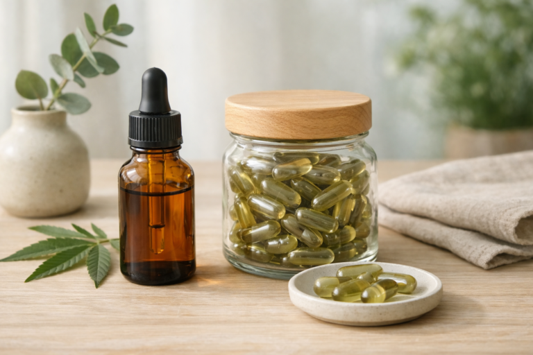 Cbd olja eller cbd kapslar – vad passar bäst i vardagen? - blog image about CBD olja eller CBD kapslar