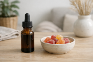 Cbd olja eller gummies – vad väljer många och varför? - bloggbild om CBD olja eller gummies