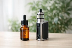 Cbd olja eller vape – praktiska skillnader att känna till - bloggbild om CBD olja eller vape