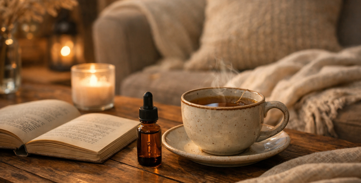 7 idéer för att göra egen tid mer avkopplande med cbd - bloggbild om avkoppling med CBD