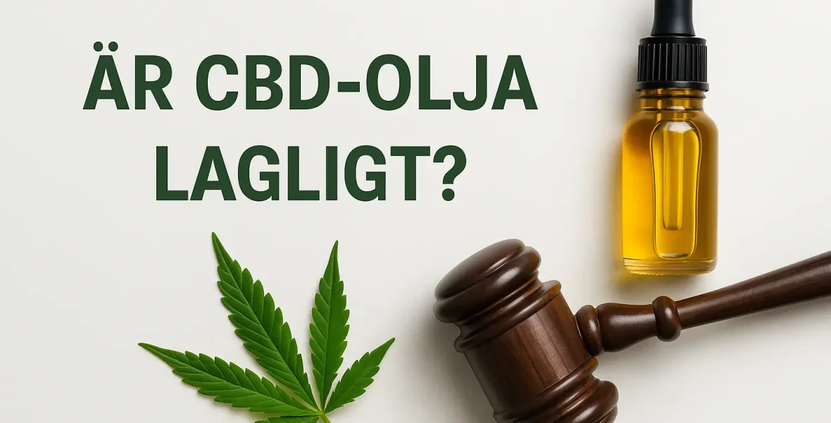 Lär dig vad som gör CBD-olja laglig i Sverige: THC-gränser, skillnaden mot fullspektrum, importregler och hur du väljer säkra, labbtestade produkter.