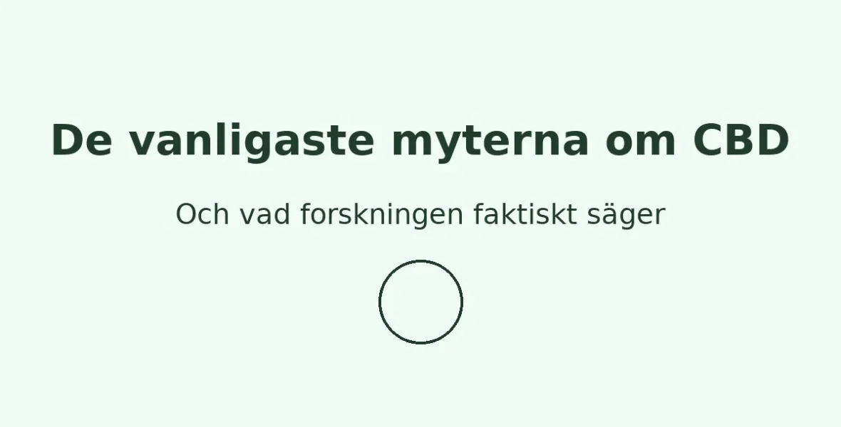 CBD myter
