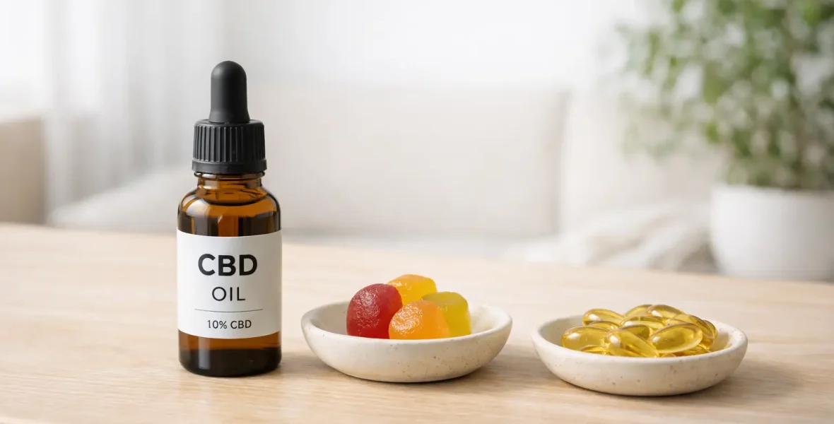 CBD Olja, kapslar eller gummies - vad ska man välja?