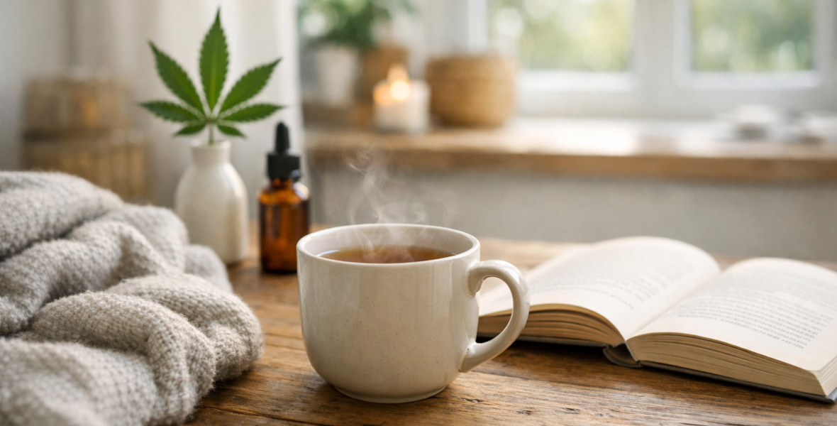 Helgrutin med cbd i lugnt tempo - bloggbild om helgrutin med CBD