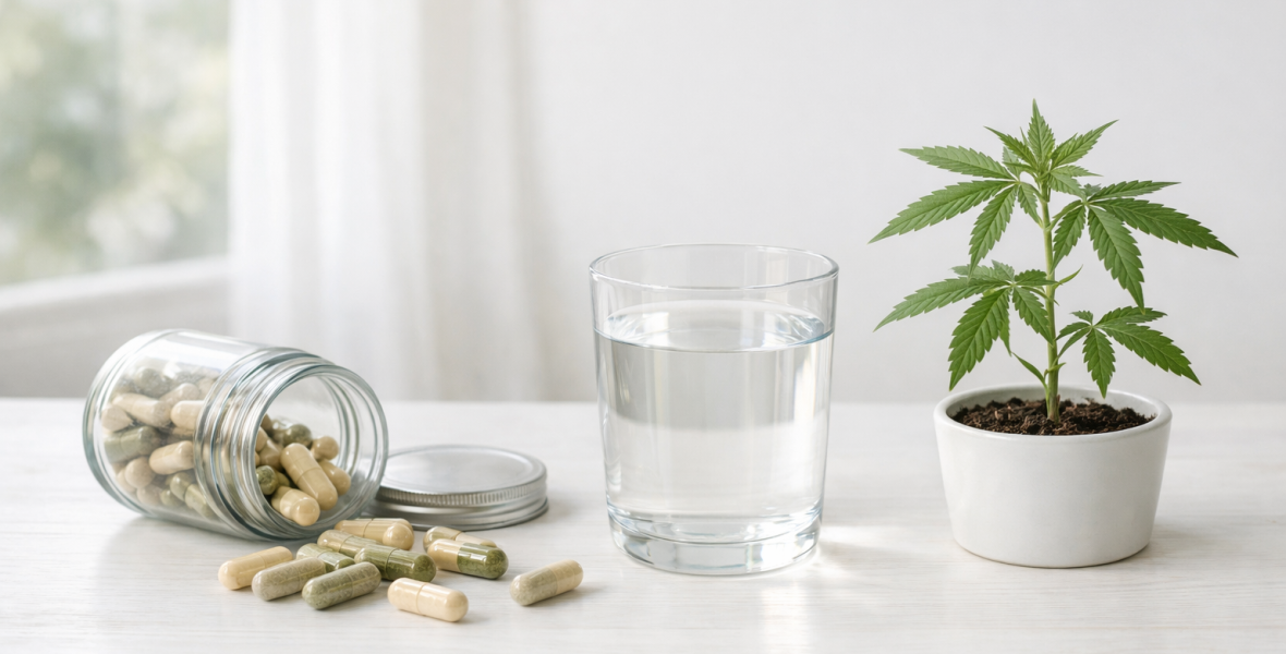 Vad är cbd kapslar och hur används de? - bloggbild om CBD kapslar